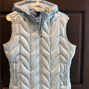 Eddie Bauer Women's Sky Blue Quilted Vest